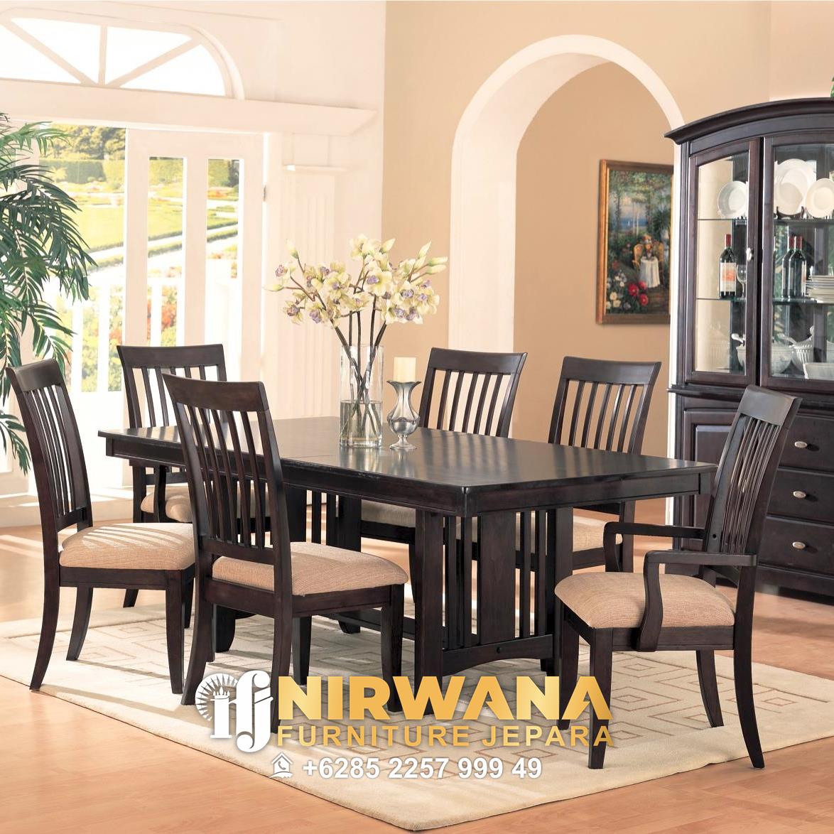 New Arrival Meja Makan Minimalis Kayu Jati Jepara