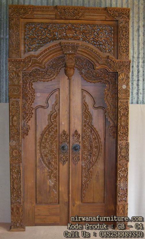 jual pintu gebyok kayu jati jepara