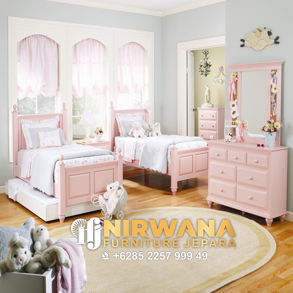 Kamar Tidur Anak Kembar Mewah, Kamar Tidur Anak Kembar Minimalis, Tempat Tidur Anak Kembar