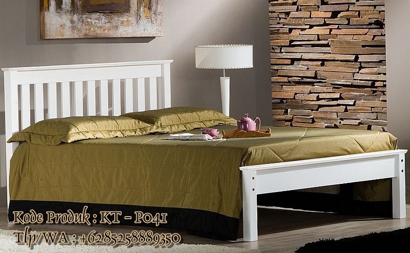 Tempat Tidur Minimalis Cat Duco