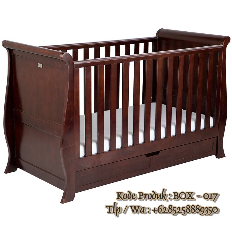 tempat tidur bayi kayu jati