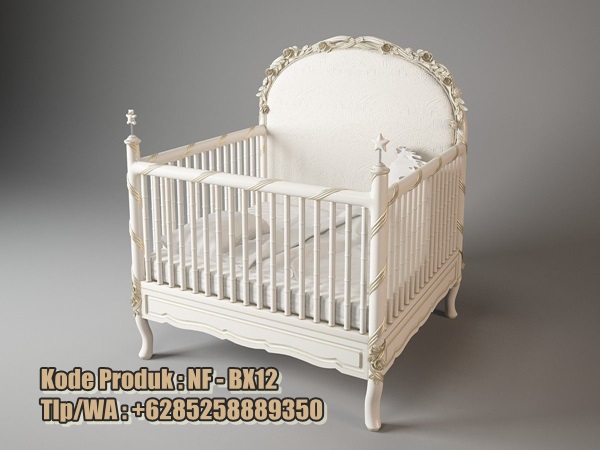 tempat-tidur-bayi-model-klasik-ukir-cat-duco