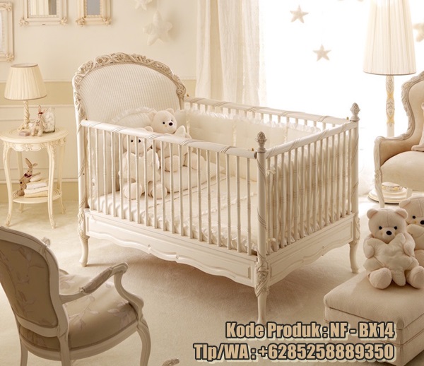 tempat-tidur-bayi-model-klasik-ukiran-mewah