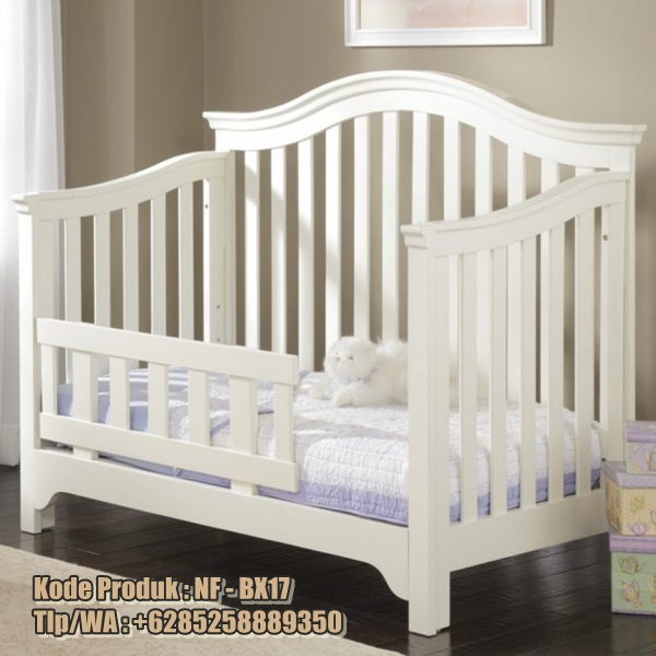 ranjang bayi minimalis cat duco bahan kayu