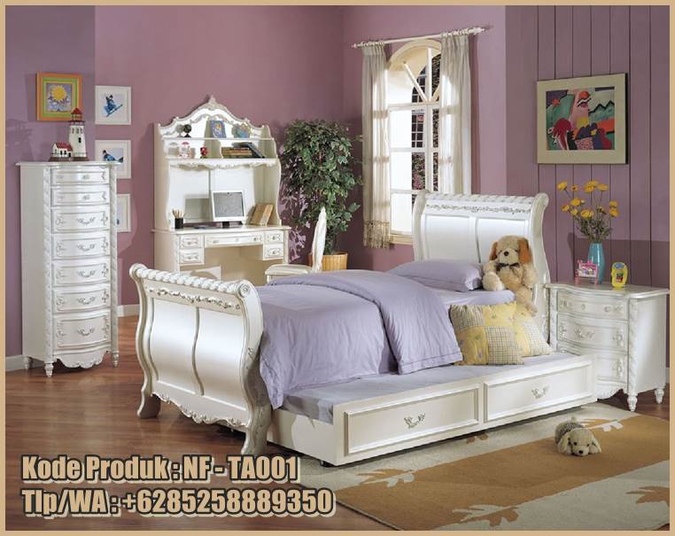 tempat-tidur-anak-ukiran-cat-duco
