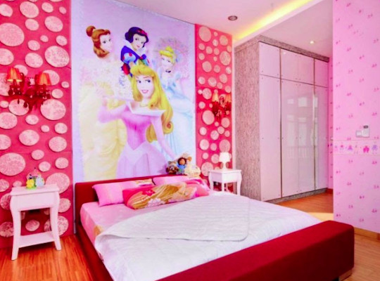 tempat tidur anak karakter kartun 1