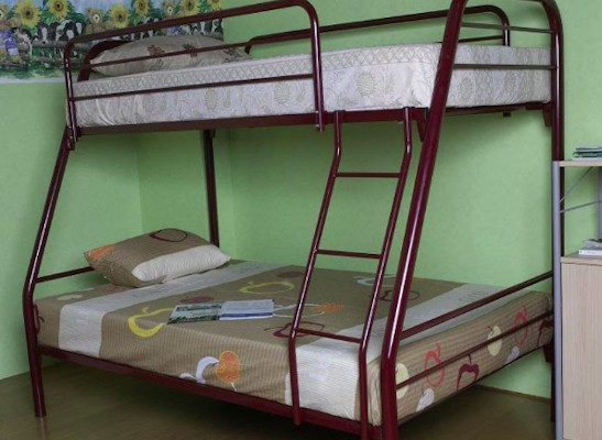 tempat tidur tingkat besi multifungsi untuk anak 4